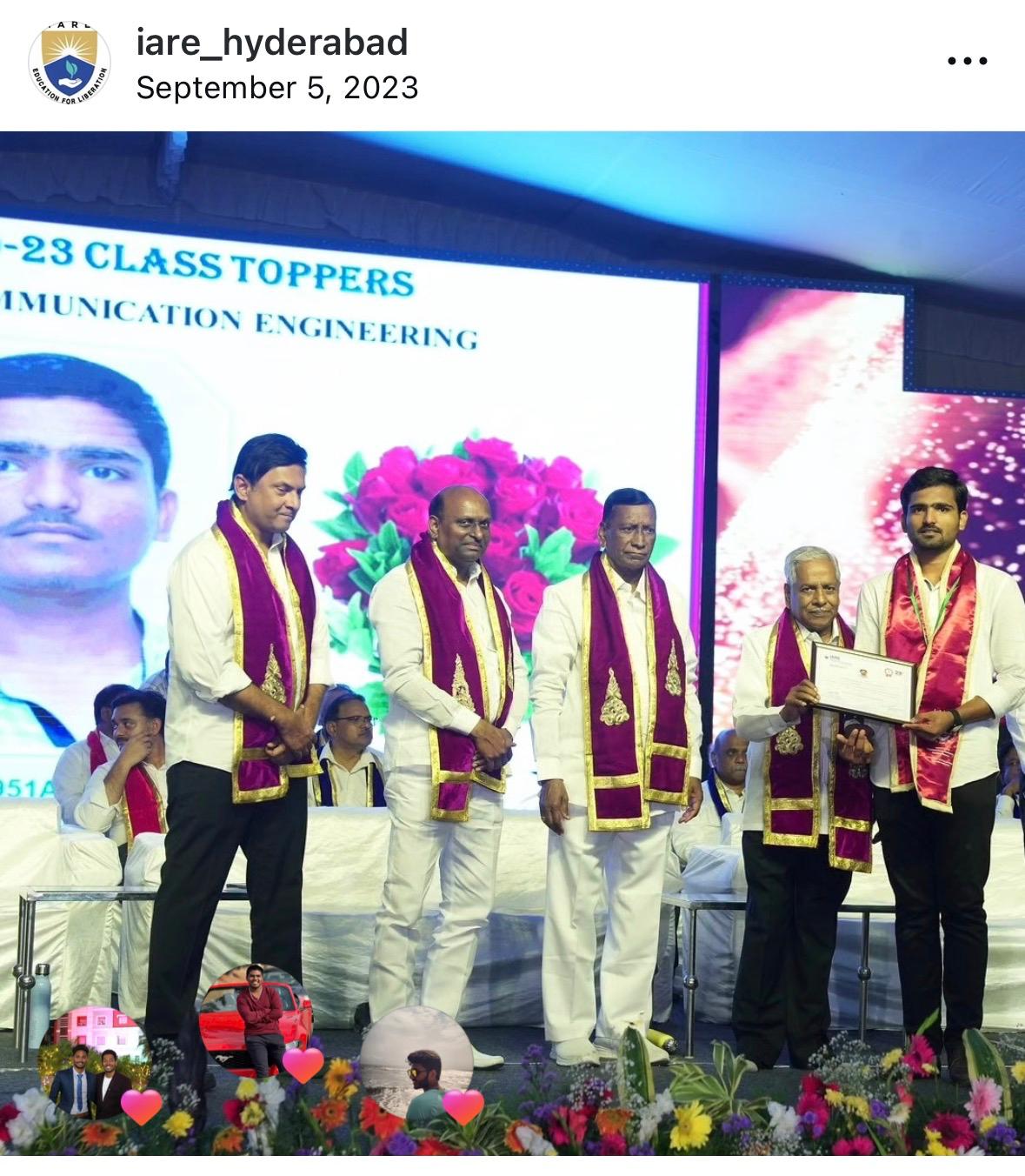 University Class Topper